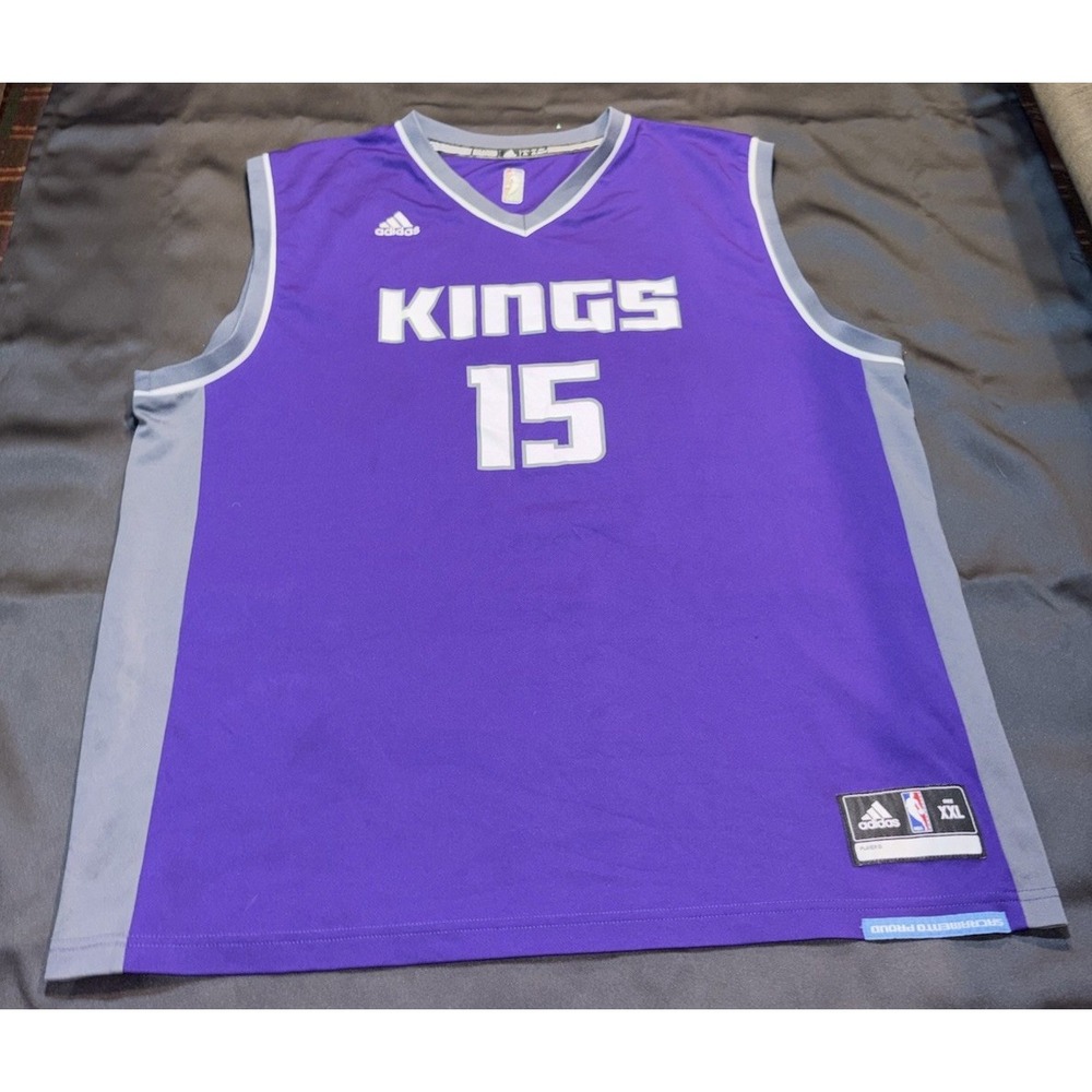 adidas Sacramento Kings DeMarcus Cousins #15 NBA Jersey Purple Men XXL